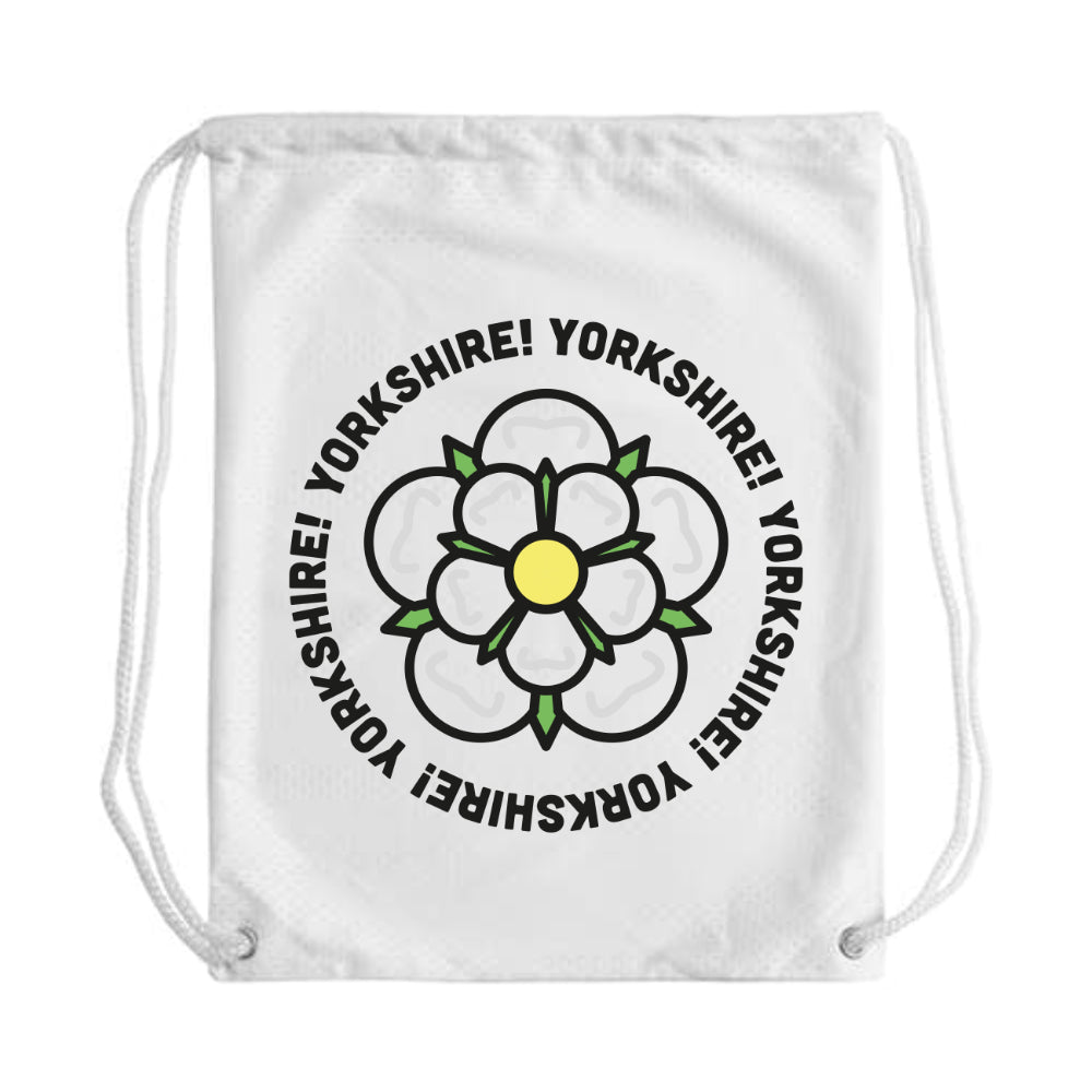 Yorkshire Circle Draw String Bag