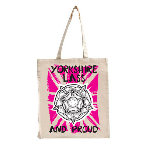 Yorkshire Lass & Proud Tote Bag