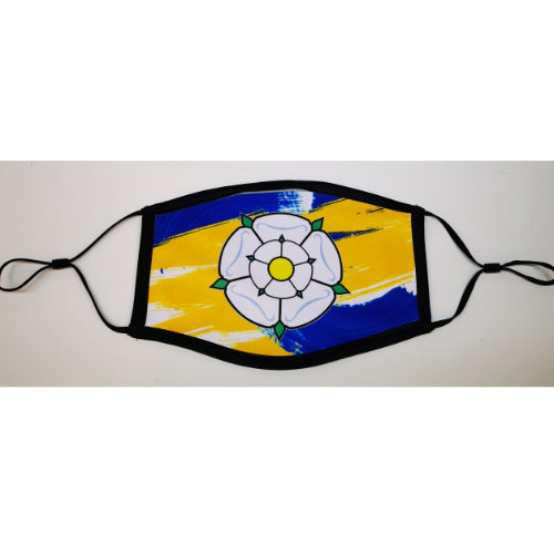Yorkshire Face Mask (Blue And Yellow)